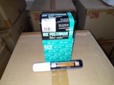 1 x Box of Kuretake Zig Posterman Wet-Wipe white PMA-770 Markers, approximately 240 markers,