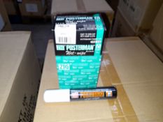 1 x Box of Kuretake Zig Posterman Wet-Wipe white PMA-770 Markers, approximately 240 markers,