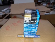 1 x Box of Kuretake Post-chalk Erasable Gold PMA-570 Markers, approximately 700 markers, approximate