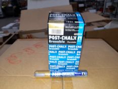 1 x Box of Kuretake Post-chalk Erasable Gold PMA-570 Markers, approximately 700 markers, approximate