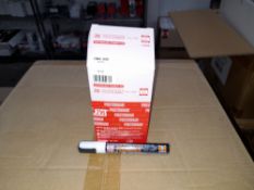 1 x Box of Kuretake Zig Posterman Wet-Wipe White PMA-550 Markers, approximately 700 markers,