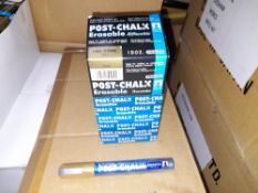 1 x Box of Kuretake Post-chalk Erasable Gold PMA-570 Markers, approximately 700 markers, approximate