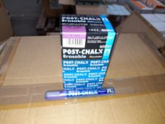 1 x Box of Kuretake Post-chalk Erasable MT Violet PMA-570ME Markers, approximately 700 markers,