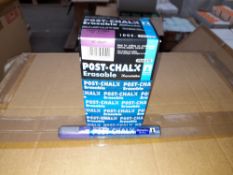 1 x Box of Kuretake Post-chalk Erasable MT Violet PMA-570ME Markers, approximately 700 markers,