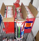 3 x Boxes of 3 Pack Uni Jetstream Rollerball Pens