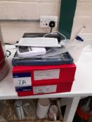 Quantity of testing equipment, including 2 x portable alcohol measures, etc.