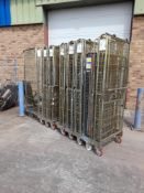 Quantity of collapsible trolleys