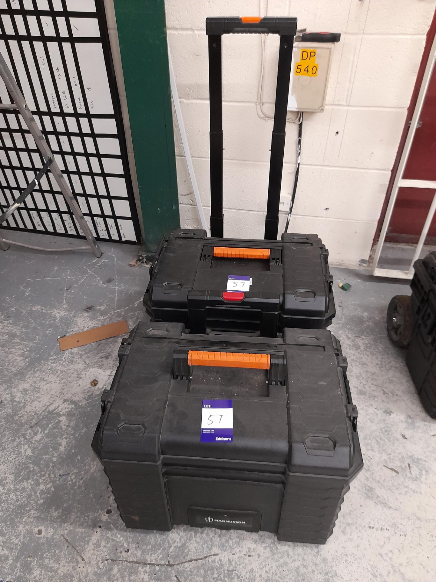 2 x Magnusson pull along mobile flight case