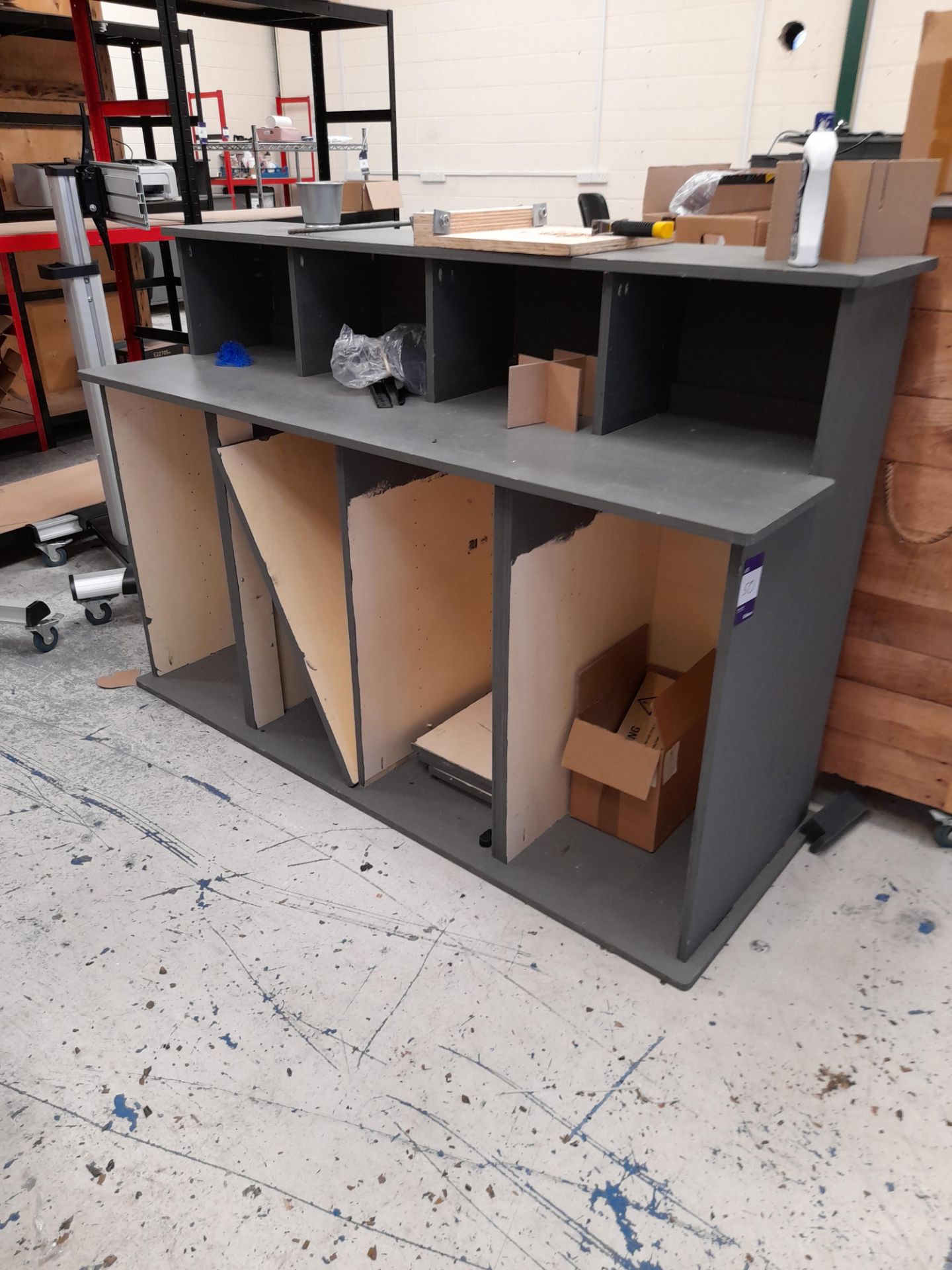 2 x Part finished wooden bars/display units - Image 2 of 4