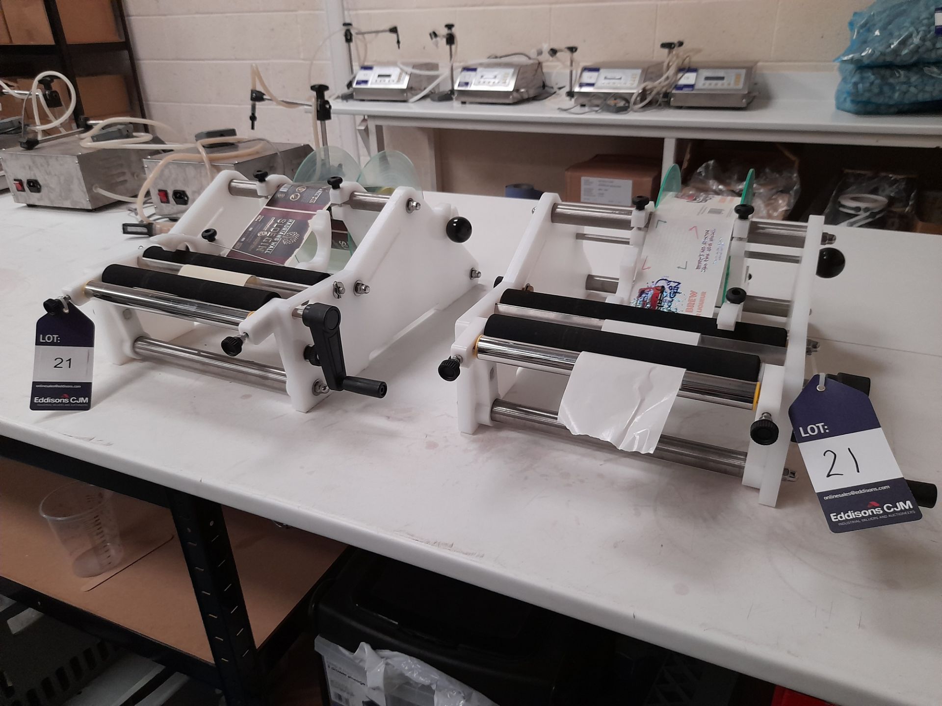 2 x Manual labelling machines - Image 2 of 2