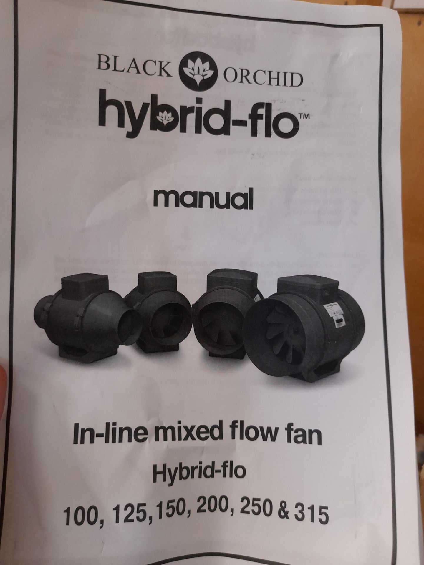 Black Orchid Hybridflo 150 inline mixed flow fan, boxed - Image 3 of 3