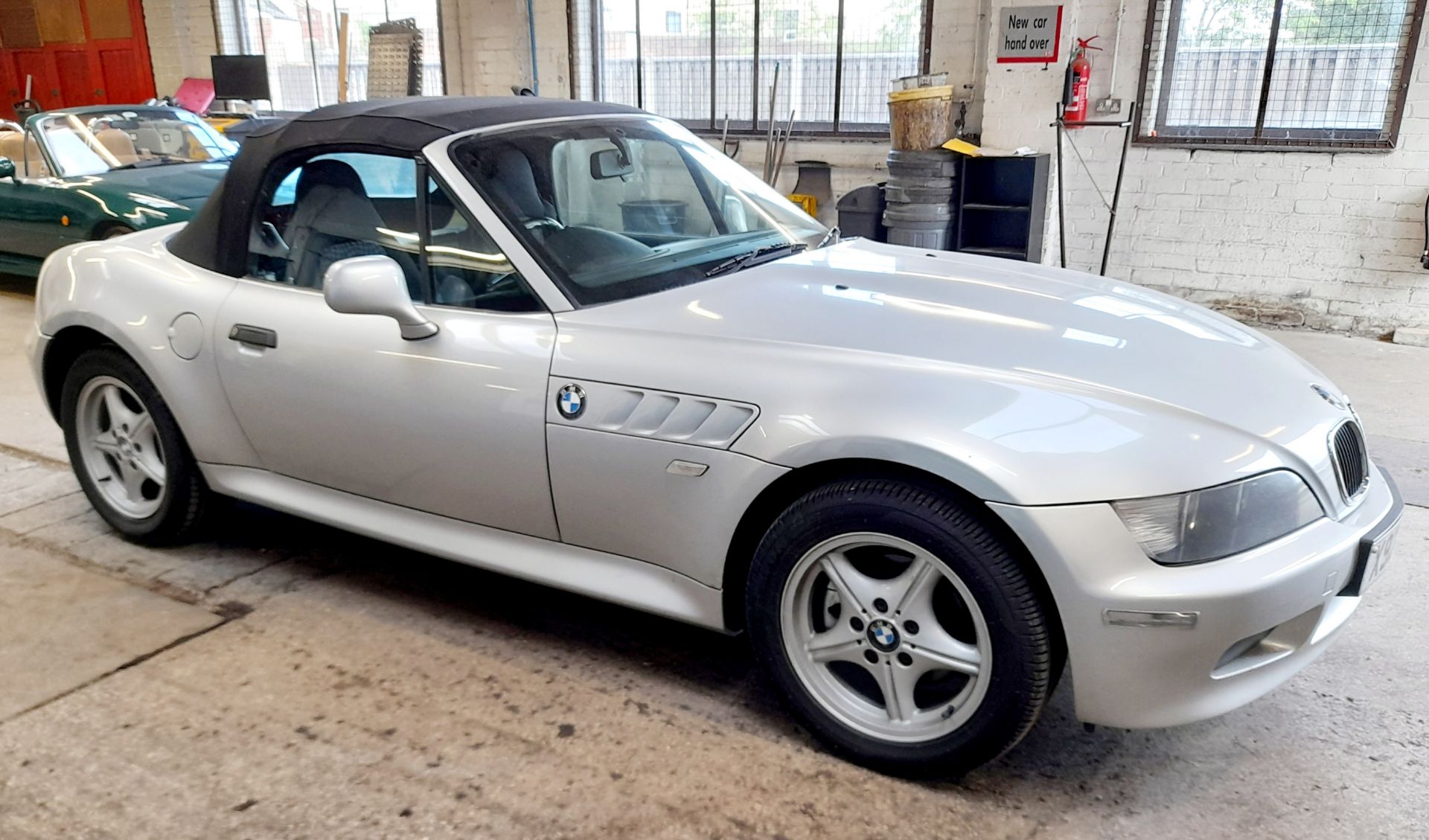 BMW Z3 Convertible 1895cc, Petrol, Manual, Silver, 29.09.2000, Registration X929 AFP, 69,586