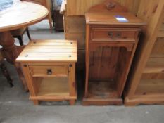 Single Drawer Reception/Hallway Cabinet and a Single Drawer Side/Bedside Cabinet