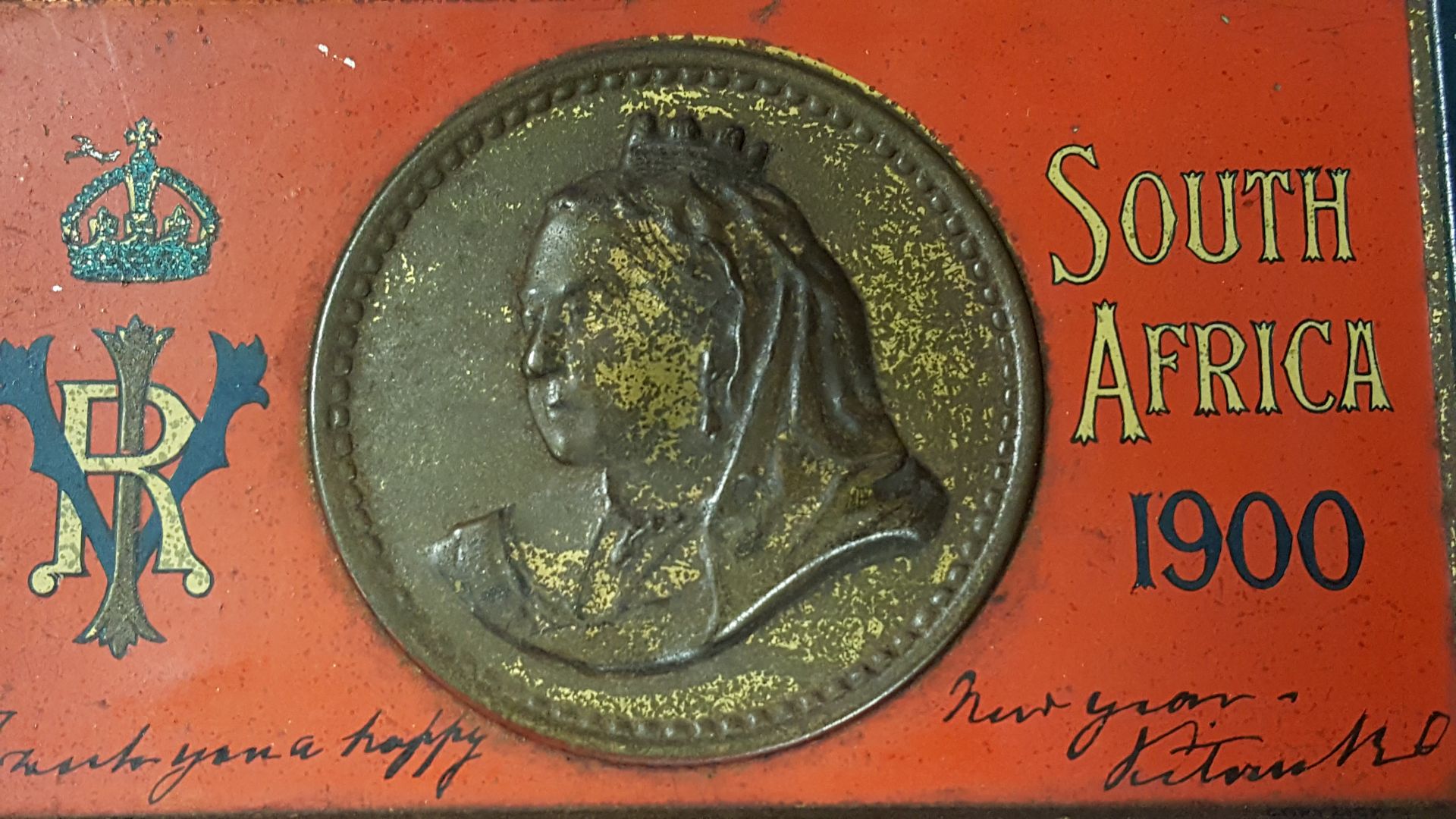 A Tin of Boer War Chocolate - South Africa 1900 - with Rowntree Branded Chocolate Inside - Image 10 of 12