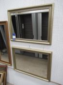 Pair of Gilt Framed Mirrors