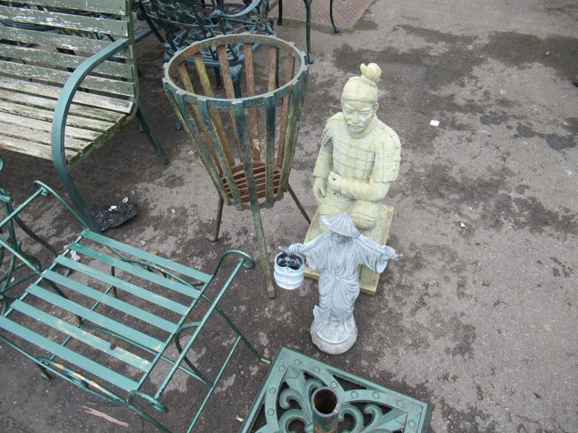 Fire Burner, Metal Seat, Garden Ornaments etc. - Image 3 of 3