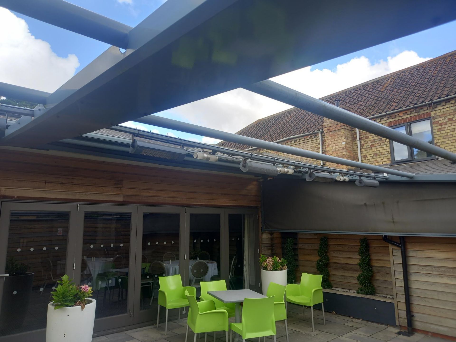 Zapp remote controlled powered 3 section retractable roof system- 15m x 5.6m - Image 3 of 19