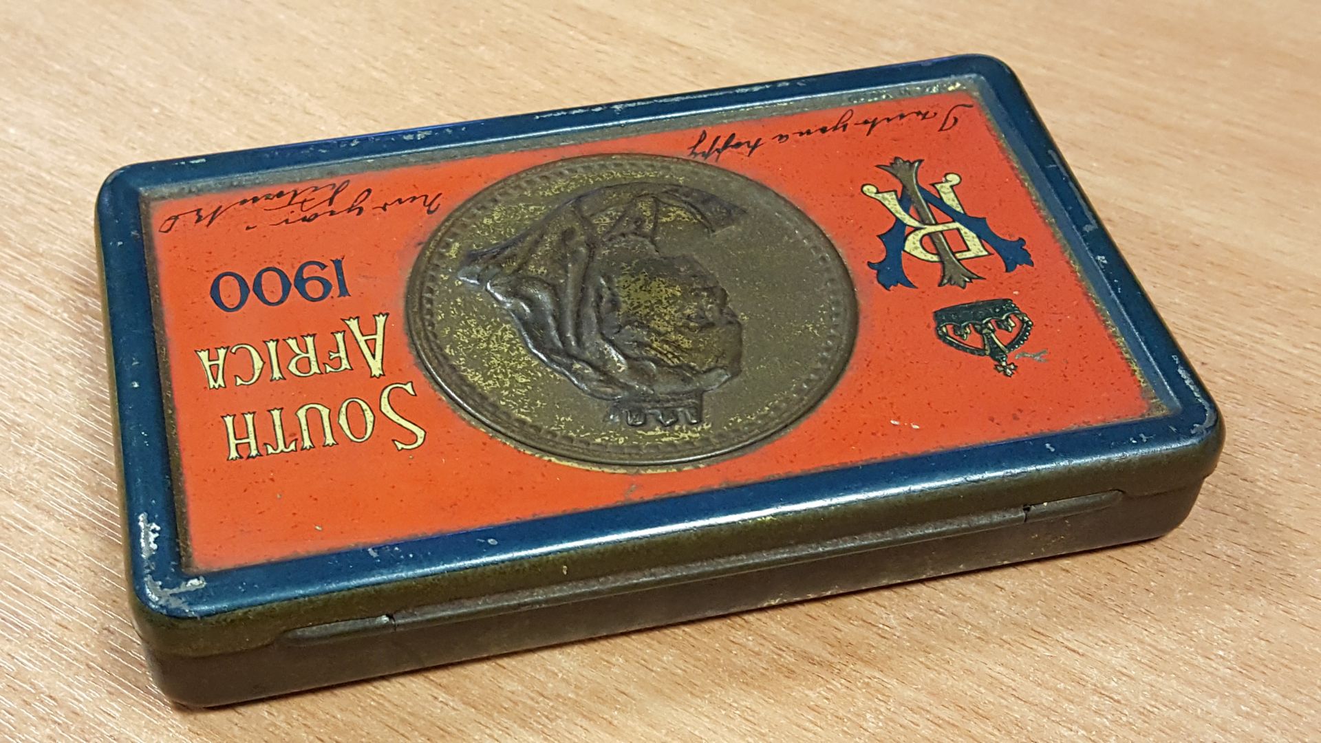 A Tin of Boer War Chocolate - South Africa 1900 - with Rowntree Branded Chocolate Inside - Image 6 of 12