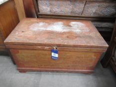 Early Oak Blanket Box