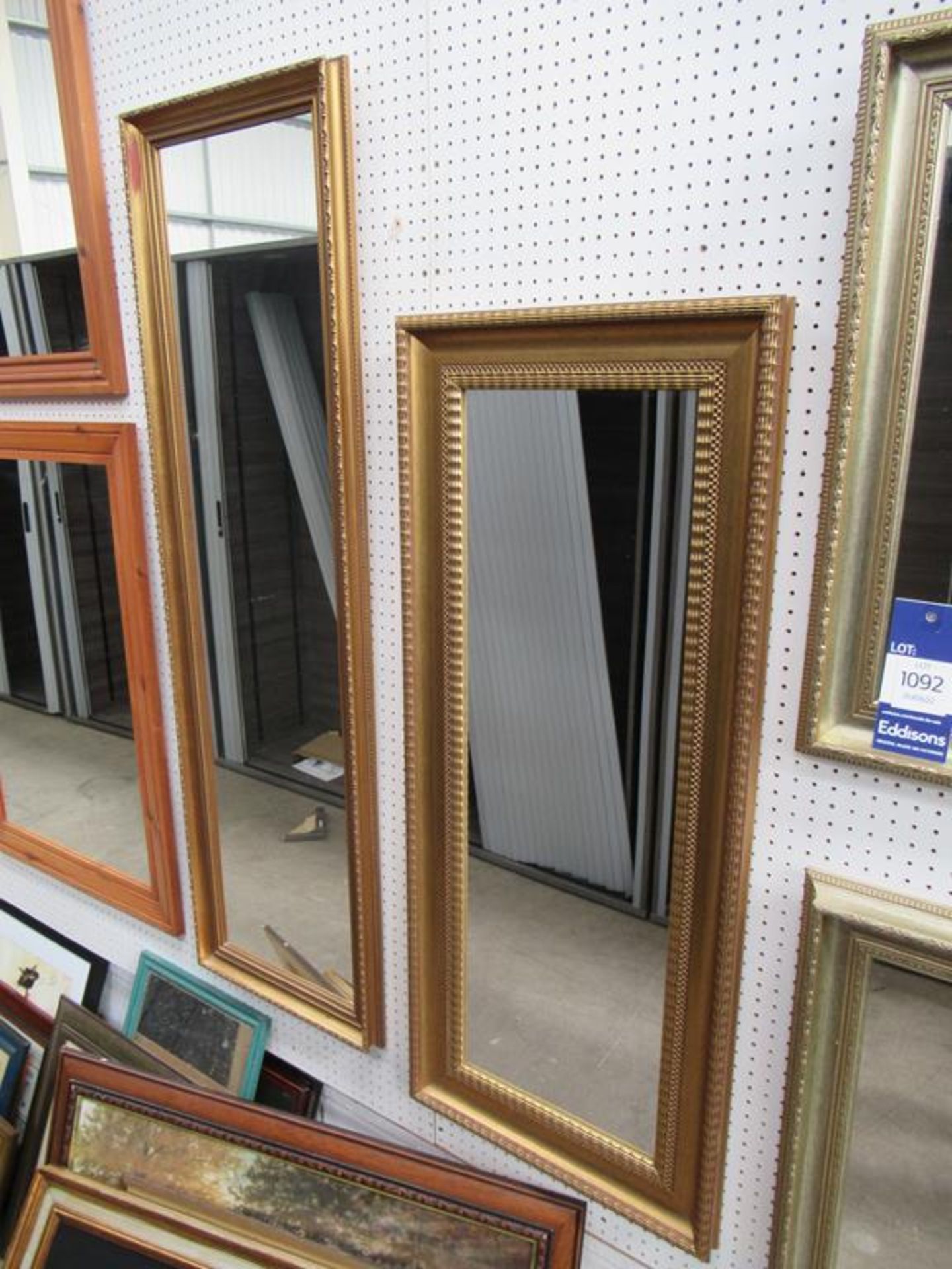 4x Assorted Framed Mirrors
