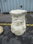 Stoneware Toby Character Planter/Stand