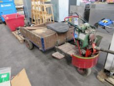 A Vintage Wringley 3 Wheel Truck W4992. Possible Ex Rail Network - Please note this lot includes a
