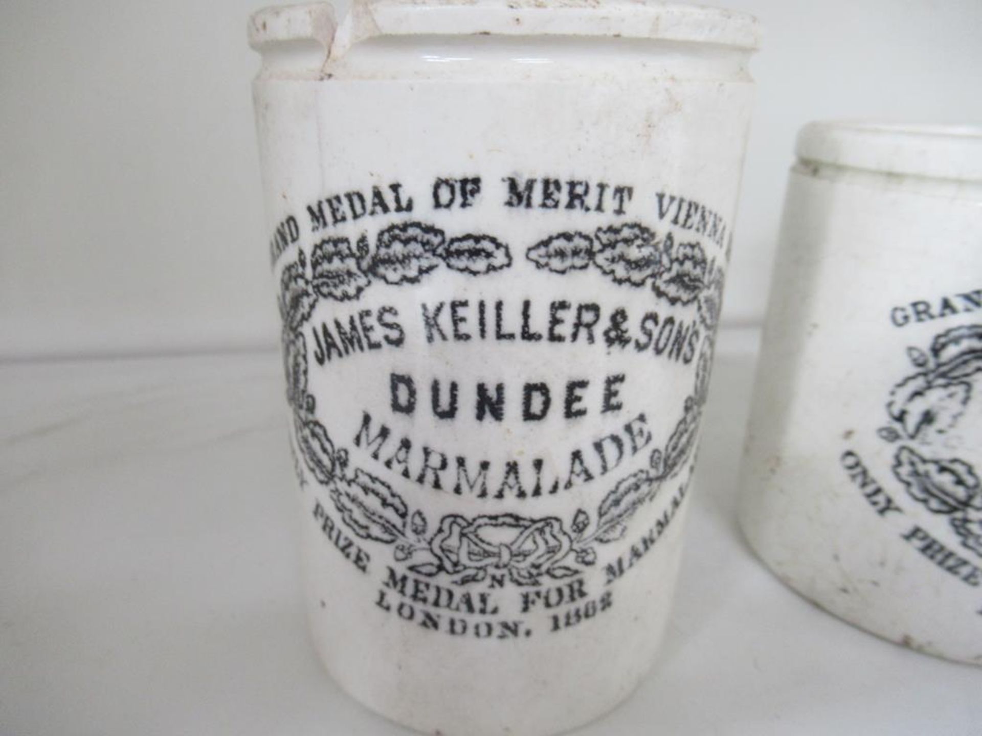 7x Vintage Pots - 5x Branded (from J.Sainsburys and James Keiller & Sons). And a W.Woods Toothpaste - Image 4 of 7