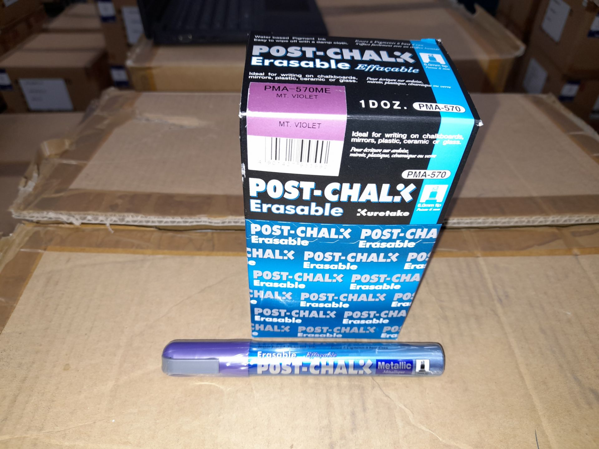 1 x Box of Kuretake Post-chalk Erasable MT Violet