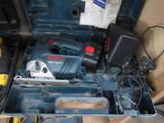 Bosch GST 14.4V Cordless Jigsaw with 1x Battery and Charger - spares or repairs