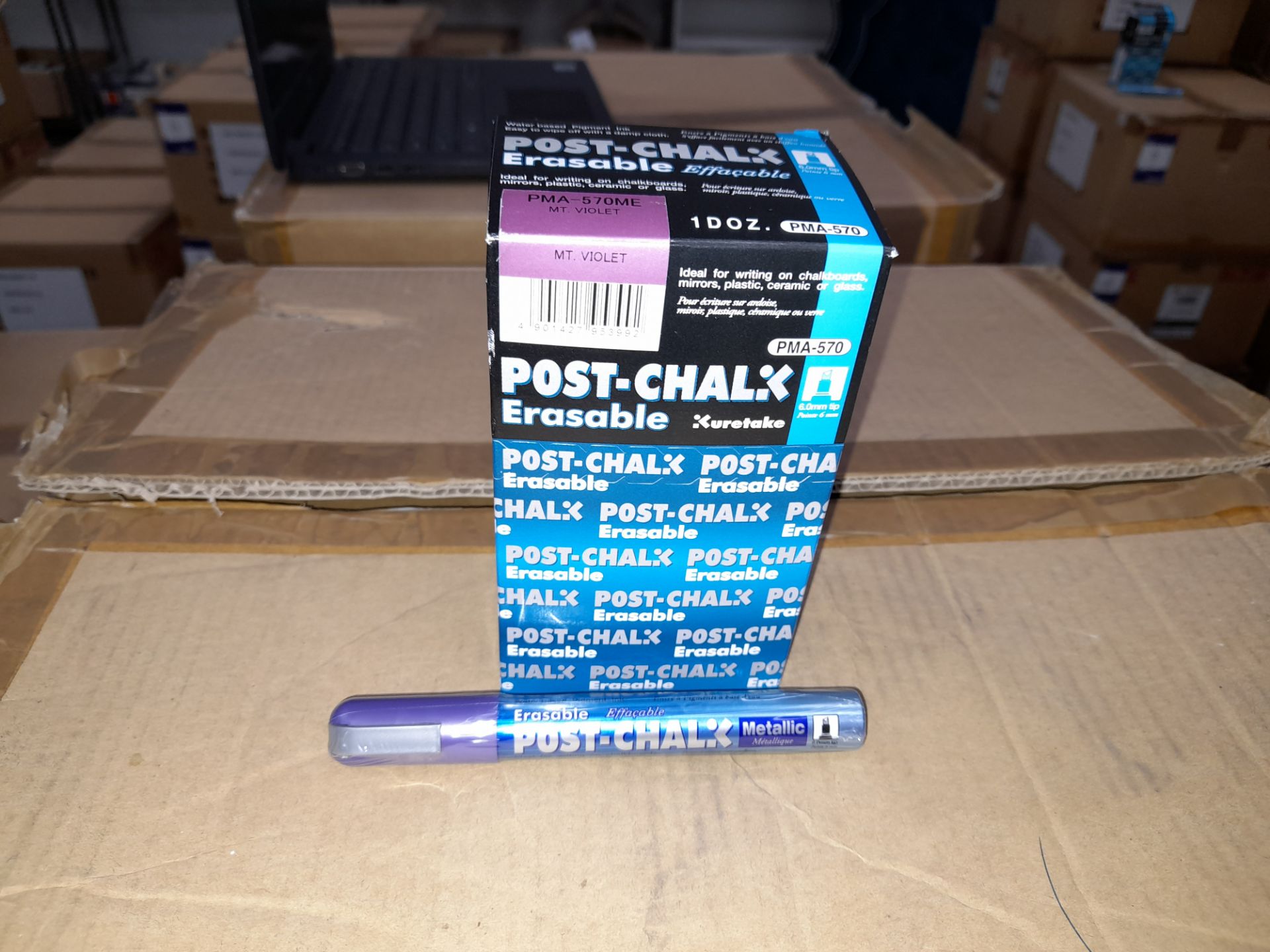 1 x Box of Kuretake Post-chalk Erasable MT Violet - Image 5 of 5