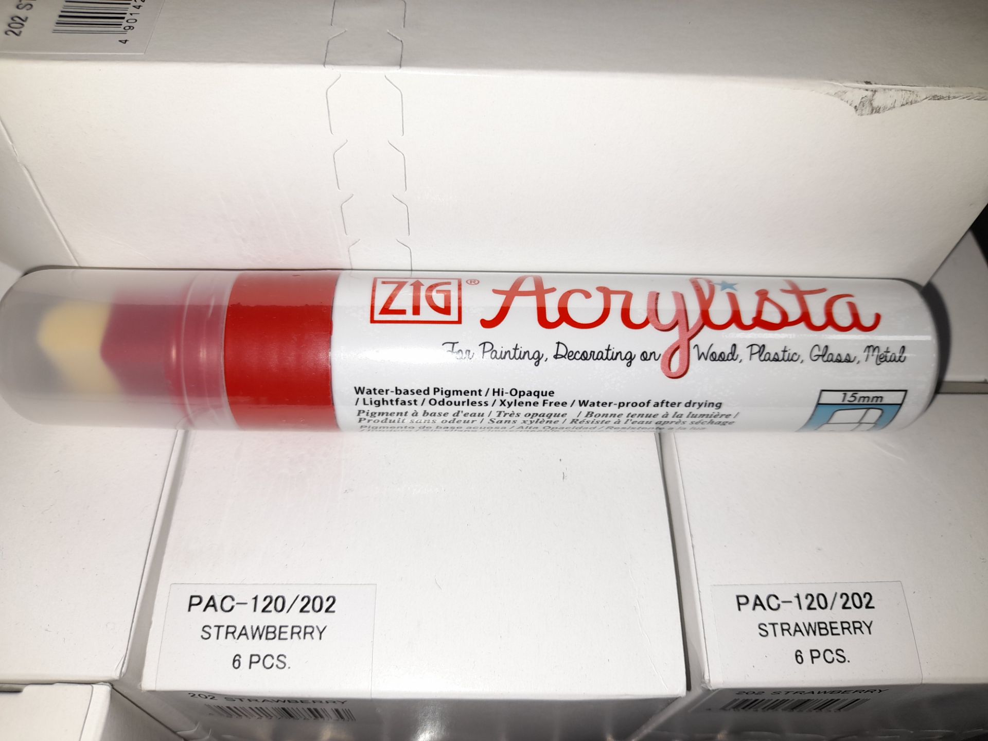 14 x Boxes of Kuretake Zig Acrylista Strawberry PA - Image 2 of 2