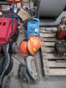 Ken Hobby Pressure Washer, 2x Fireman Helmets & a 110V Makita Saw