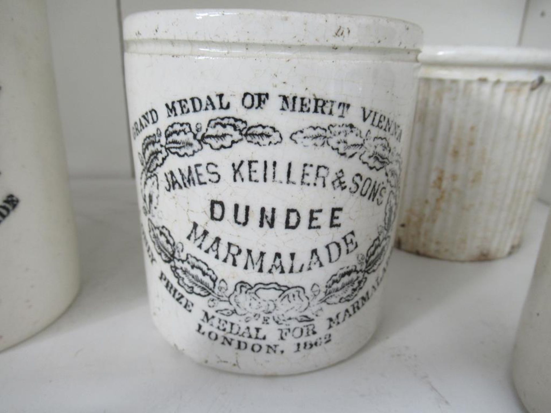 7x Vintage Pots - 5x Branded (from J.Sainsburys and James Keiller & Sons). And a W.Woods Toothpaste - Image 6 of 7