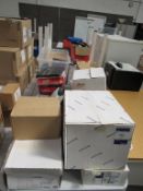 Large qty of stationary to include files, envelopes, rulers etc