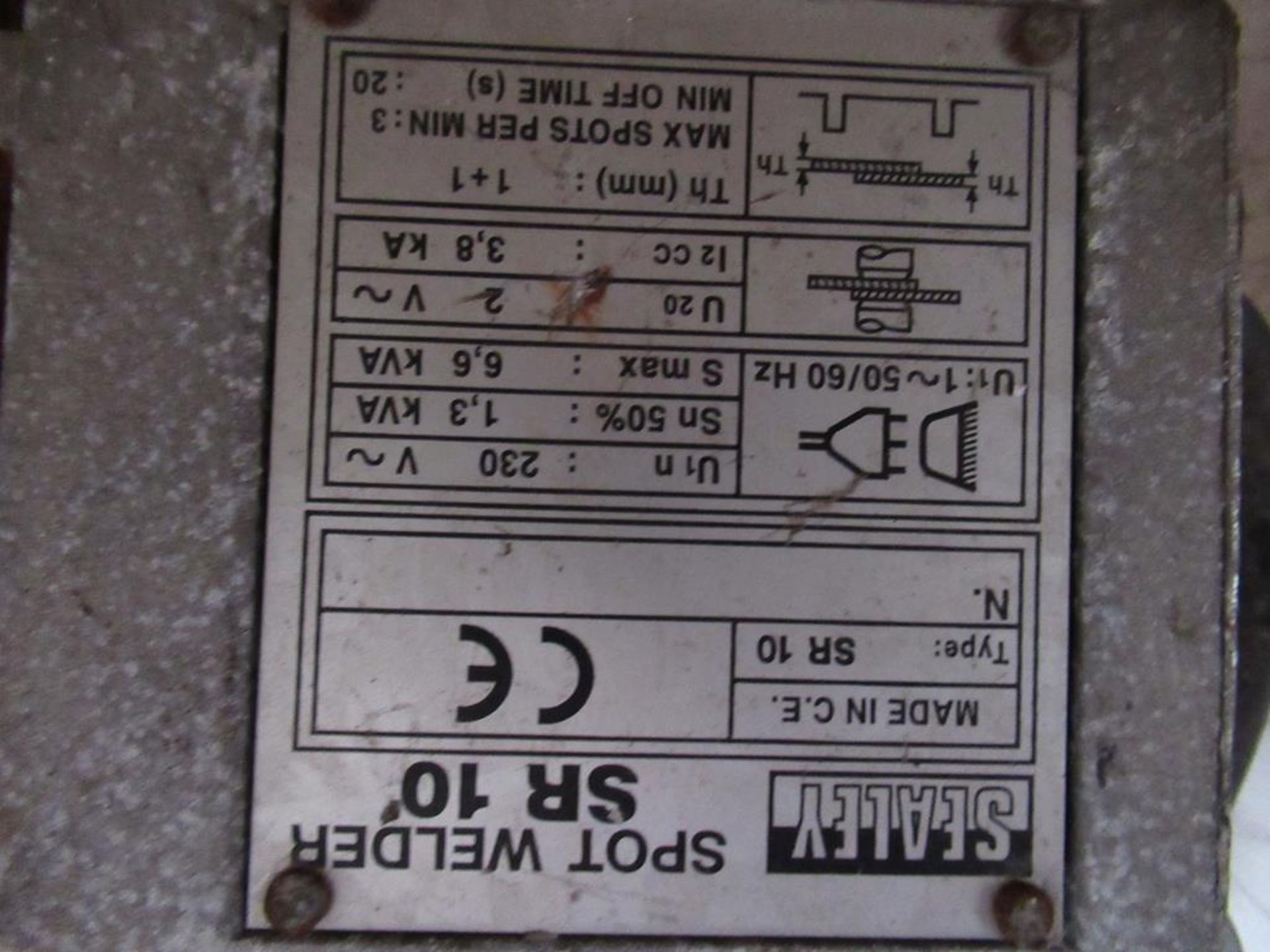 Sealy Spot Welder SR10 230v - Image 2 of 2