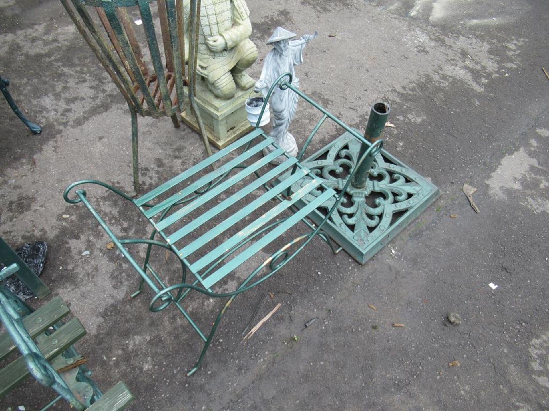 Fire Burner, Metal Seat, Garden Ornaments etc. - Image 2 of 3