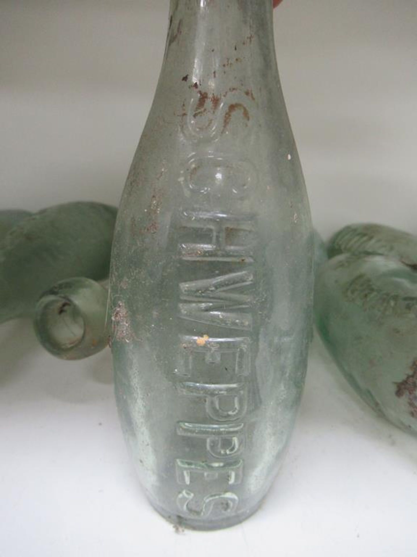 11x Assorted Hamilton Style Glass Bottles including Schwepps, R.Creaser (Doncaster), A.S Watson (Hon - Image 2 of 4