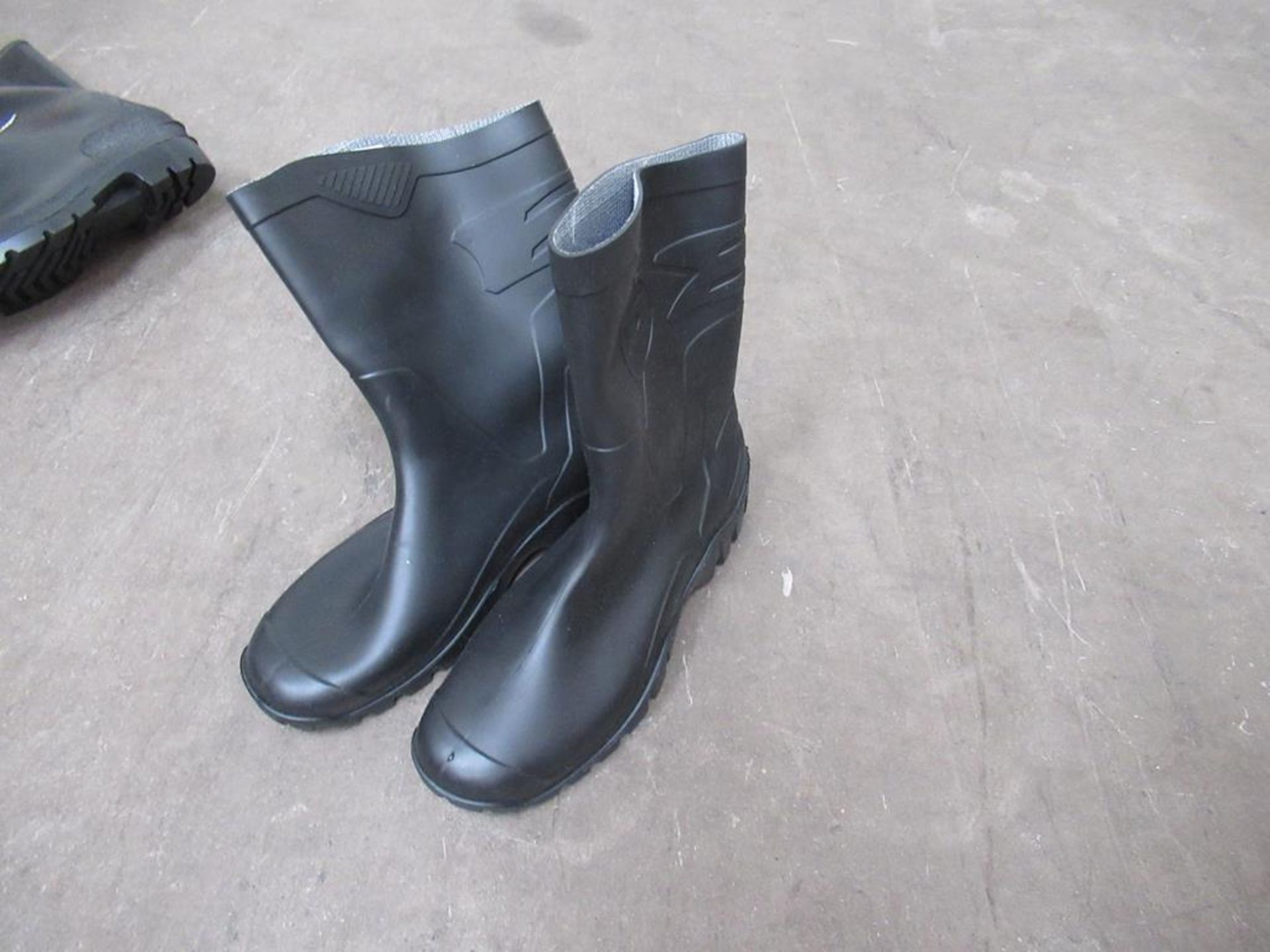 Black Wellington Boots in various sizes & lengths. - Image 4 of 5