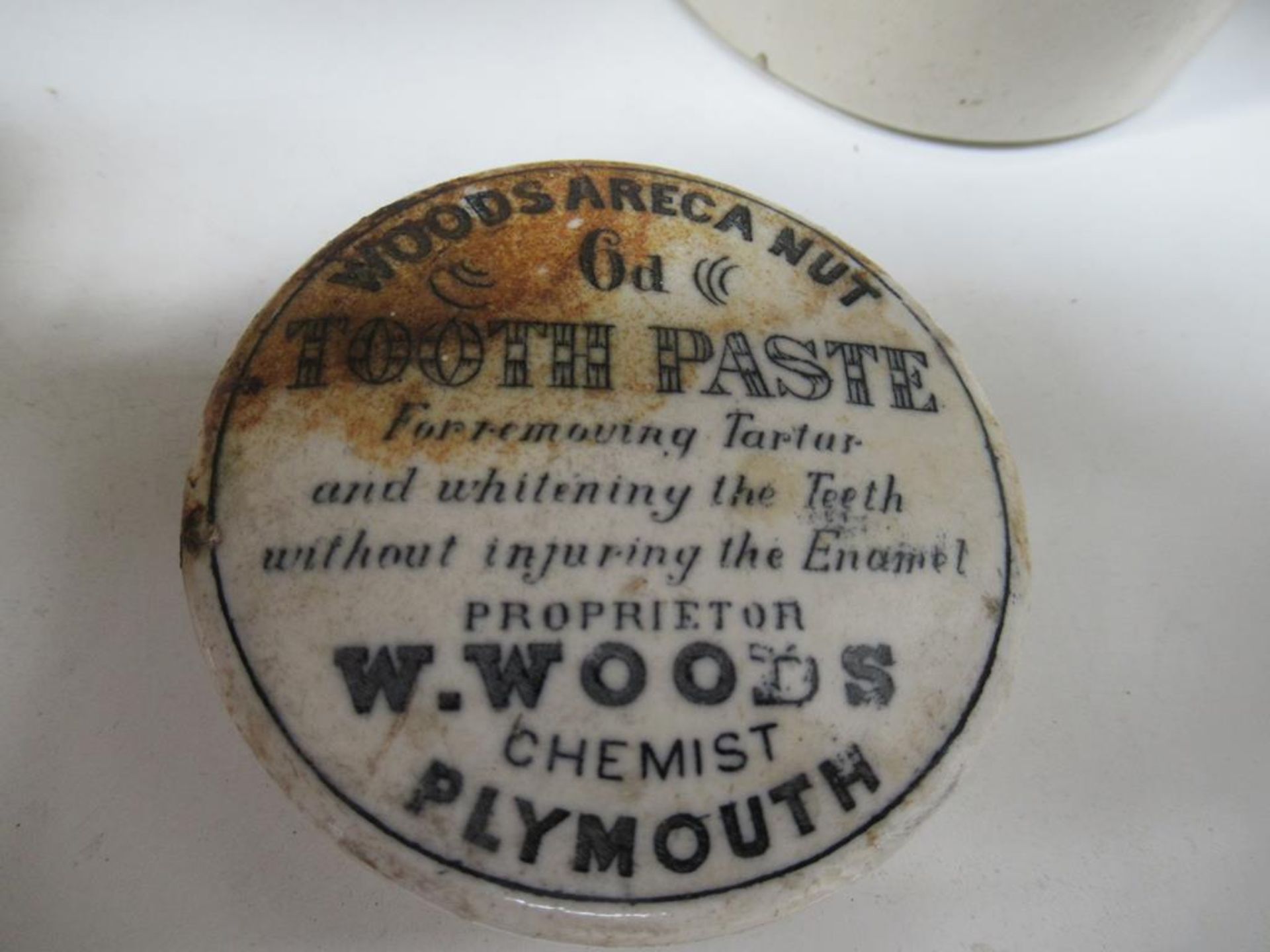 7x Vintage Pots - 5x Branded (from J.Sainsburys and James Keiller & Sons). And a W.Woods Toothpaste - Image 7 of 7
