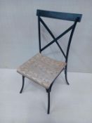 16 x Crossback Sidechair with Plywood Oak Veneer Seat - Boxed