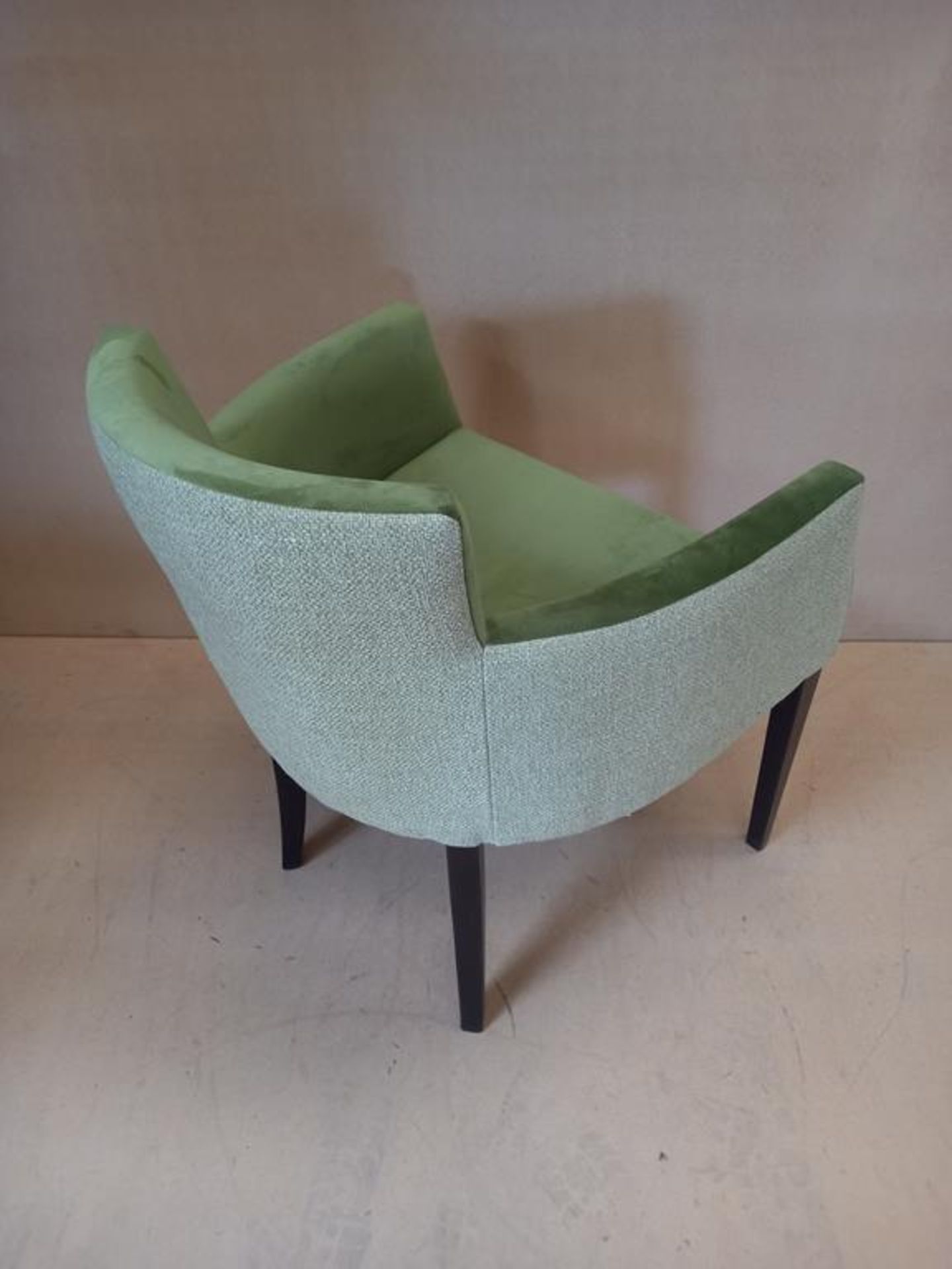 4 x Suede & Upholstered Armchairs - Image 2 of 3