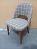 1 x Semifredo Hole Back Chair with Dark Oak effect Legs