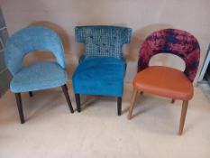 3 x Assorted Side Chairs