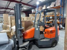 Aisle - Master Model 205 Diesel Forklift. 1800Kg capacity with triplex mast. Machine S/No 1602021.