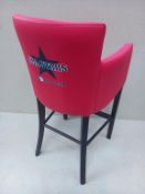 Red All Stars Sports Bar Stool