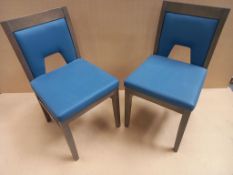 4 x Vena Lagoon Side Chairs with Driftwood Legs