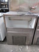 Omni-Ice stainless steel undercounter ice machine model TKP80/4AEL