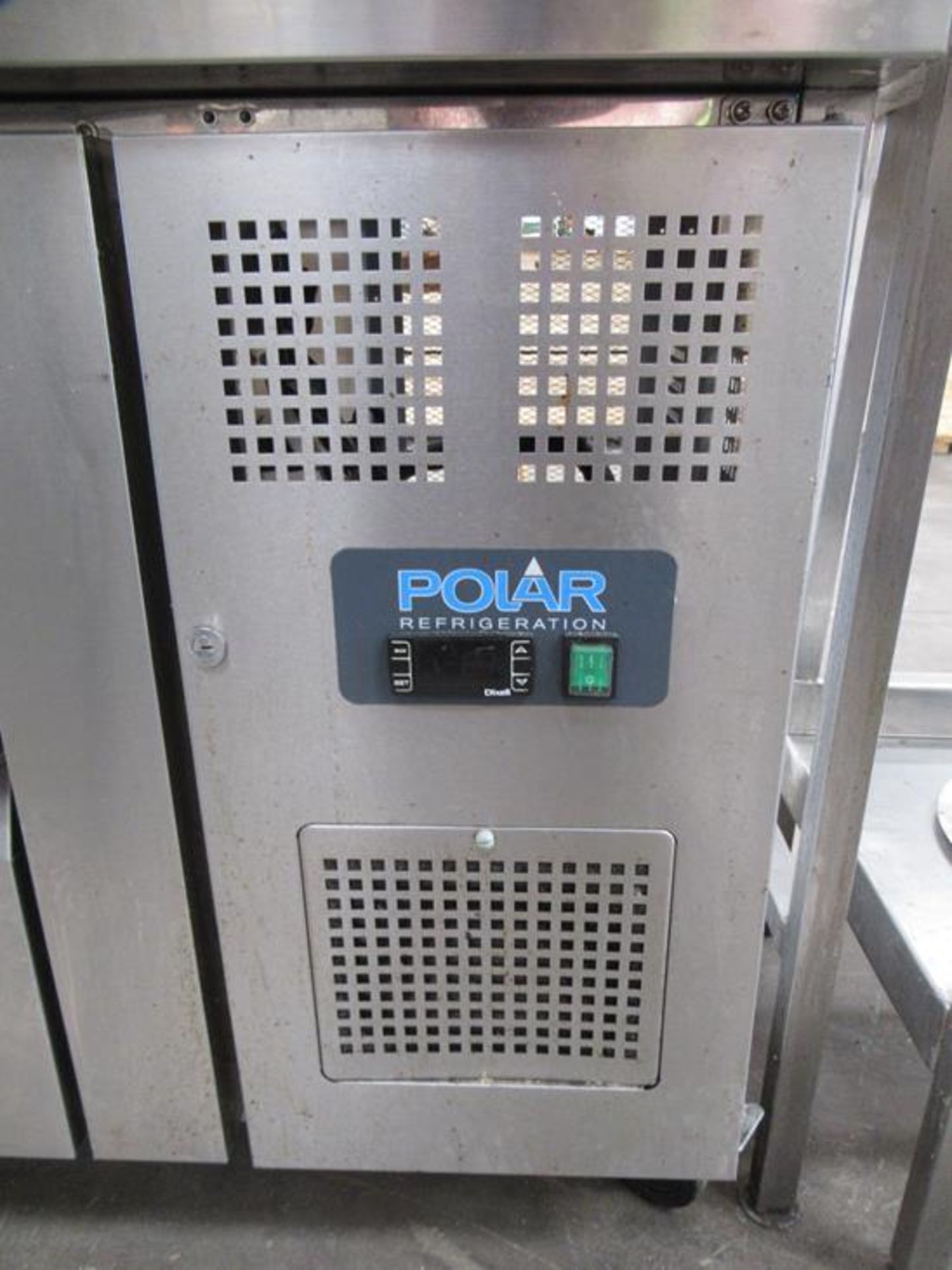 Polar Refrigeration six drawer ventilated prep cabinet on wheels 850mmx1800mmx700mm - Image 2 of 3