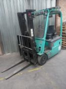 MITSUBISHI 1600Kg BATTERY ELECTRIC FORK LIFT TRUCK