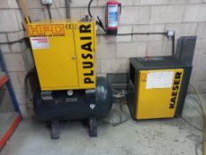 HPC PLUSAIR CYLINDER MOUNTED AIR COMPRESSOR + DRYER